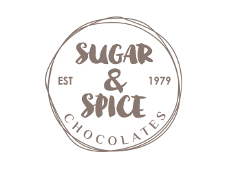 Sugar & Spice Chocolates  logo design by YONK