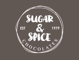 Sugar & Spice Chocolates  logo design by YONK