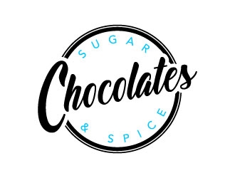 Sugar & Spice Chocolates  logo design by daywalker