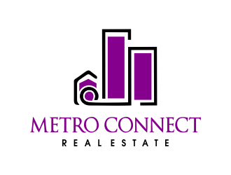 Metro Connect Real Estate logo design by JessicaLopes