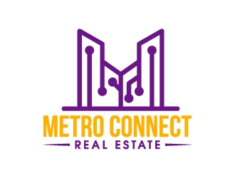 Metro Connect Real Estate logo design by LogOExperT