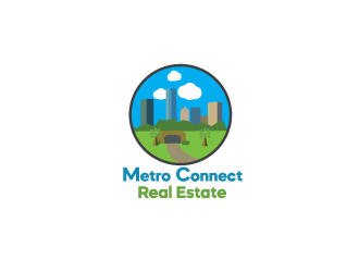 Metro Connect Real Estate logo design by valetas