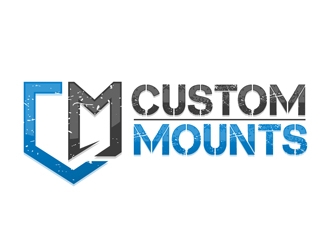 Custom Mounts logo design by DreamLogoDesign