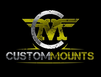 Custom Mounts logo design by DreamLogoDesign