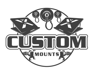 Custom Mounts logo design by DreamLogoDesign