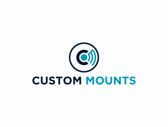 Custom Mounts logo design by goblin