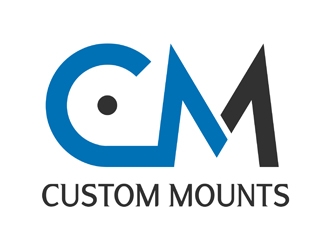 Custom Mounts logo design by Compac