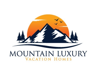 Mountain Luxury Vacation Homes logo design by REDCROW