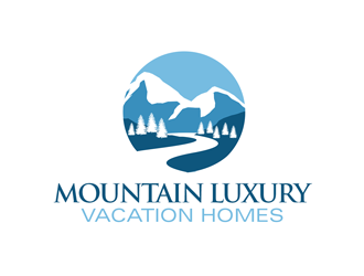 Mountain Luxury Vacation Homes logo design by kunejo