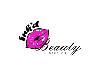 inkd Beauty Studios logo design by oke2angconcept
