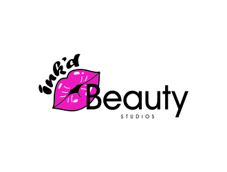 inkd Beauty Studios logo design by oke2angconcept