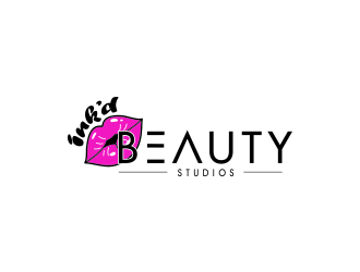 inkd Beauty Studios logo design by oke2angconcept