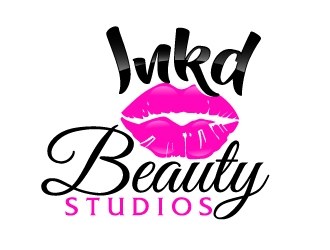 inkd Beauty Studios logo design by ElonStark
