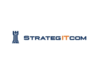 StrategITcom logo design by d1ckhauz