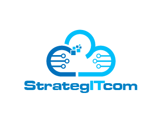 StrategITcom logo design by BrightARTS