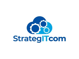 StrategITcom logo design by pixalrahul