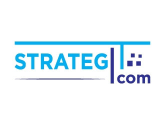 StrategITcom logo design by twomindz