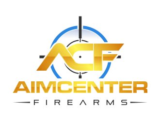 Aim Center Firearms logo design by Cekot_Art