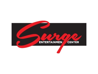 Surge Entertainment Center  logo design by Hansiiip