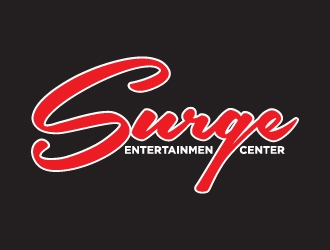 Surge Entertainment Center  logo design by Hansiiip