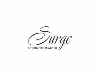 Surge Entertainment Center  logo design by apikapal