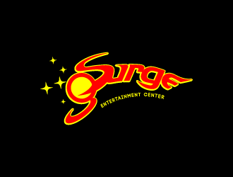 Surge Entertainment Center  logo design by hwkomp