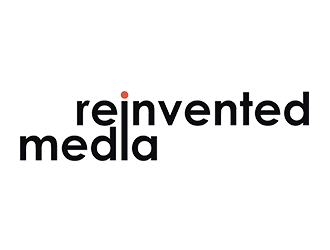 reinvented media logo design by cimot
