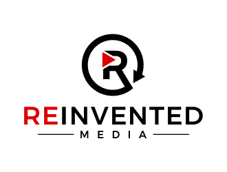 reinvented media logo design by creator_studios