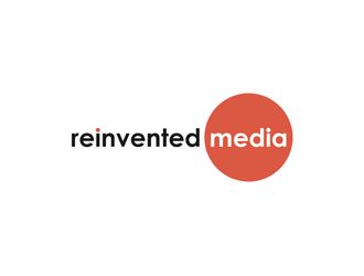 reinvented media logo design by alby