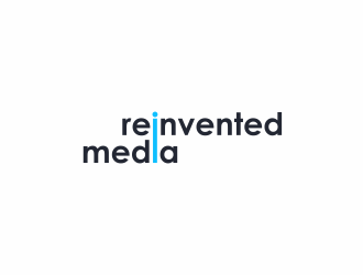 reinvented media logo design by ammad