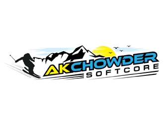 AK Chowder Softcore logo design by MAXR