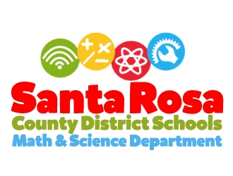 Santa Rosa County District Schools - Math & Science Department logo design by ElonStark