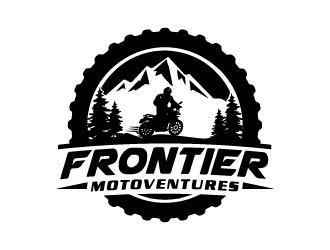 frontier motoventures logo design by maserik