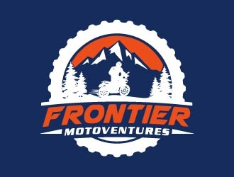 frontier motoventures logo design by maserik