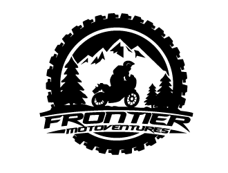 frontier motoventures logo design by justin_ezra