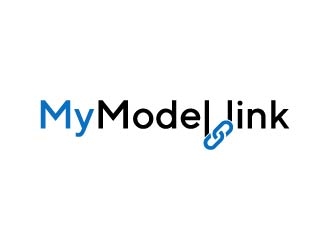 MyModel.link logo design by maserik