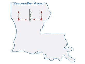 Louisiana Bow League  logo design by not2shabby
