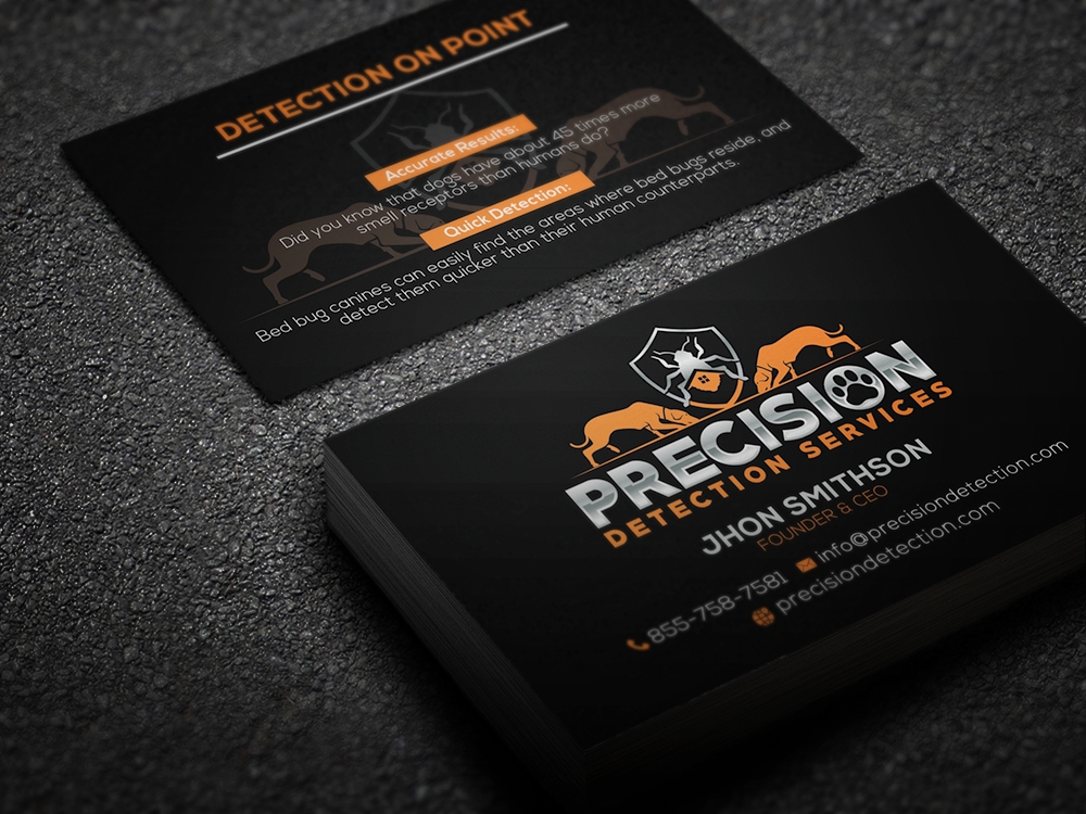 Precision Detection Services logo design by aamir