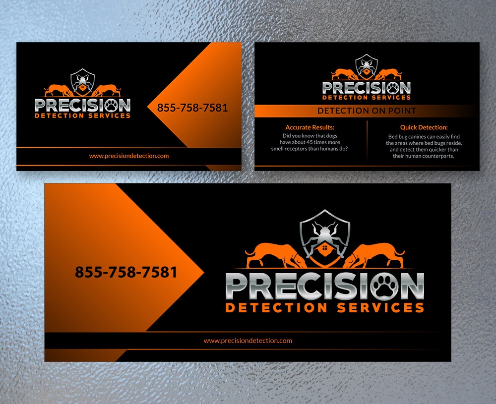 Precision Detection Services logo design by fritsB