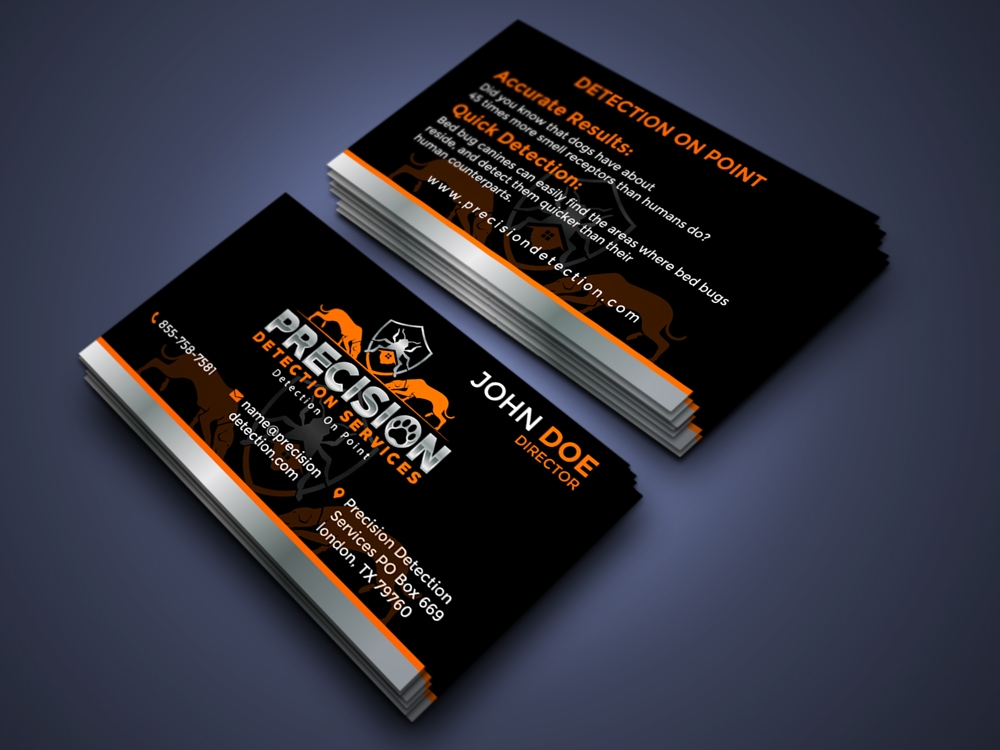 Precision Detection Services logo design by aRBy