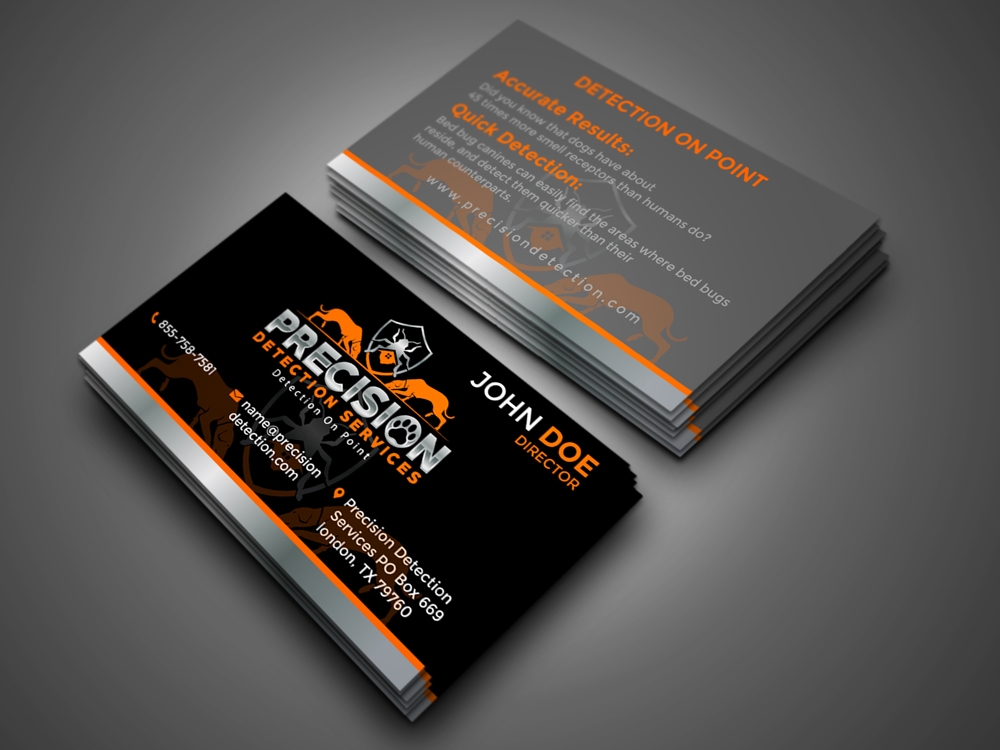 Precision Detection Services logo design by aRBy