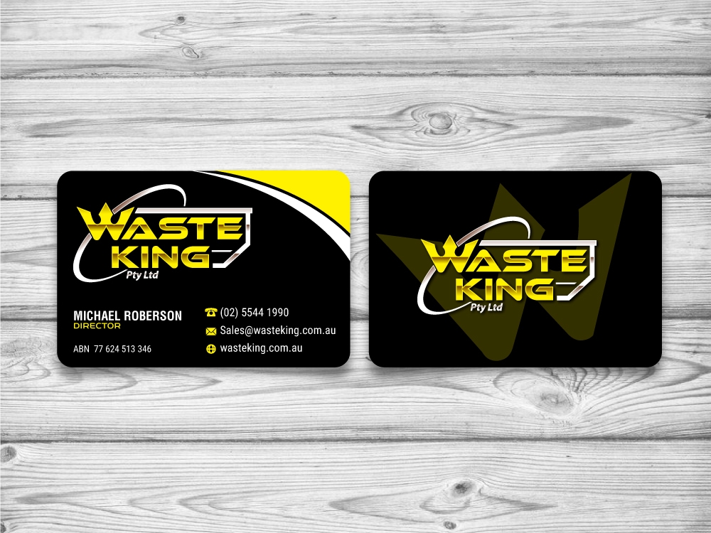 Waste King Pty Ltd logo design by jaize