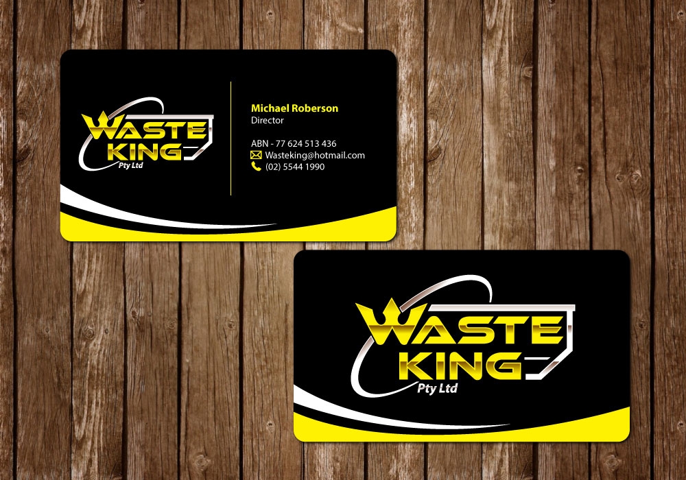 Waste King Pty Ltd logo design by ElonStark