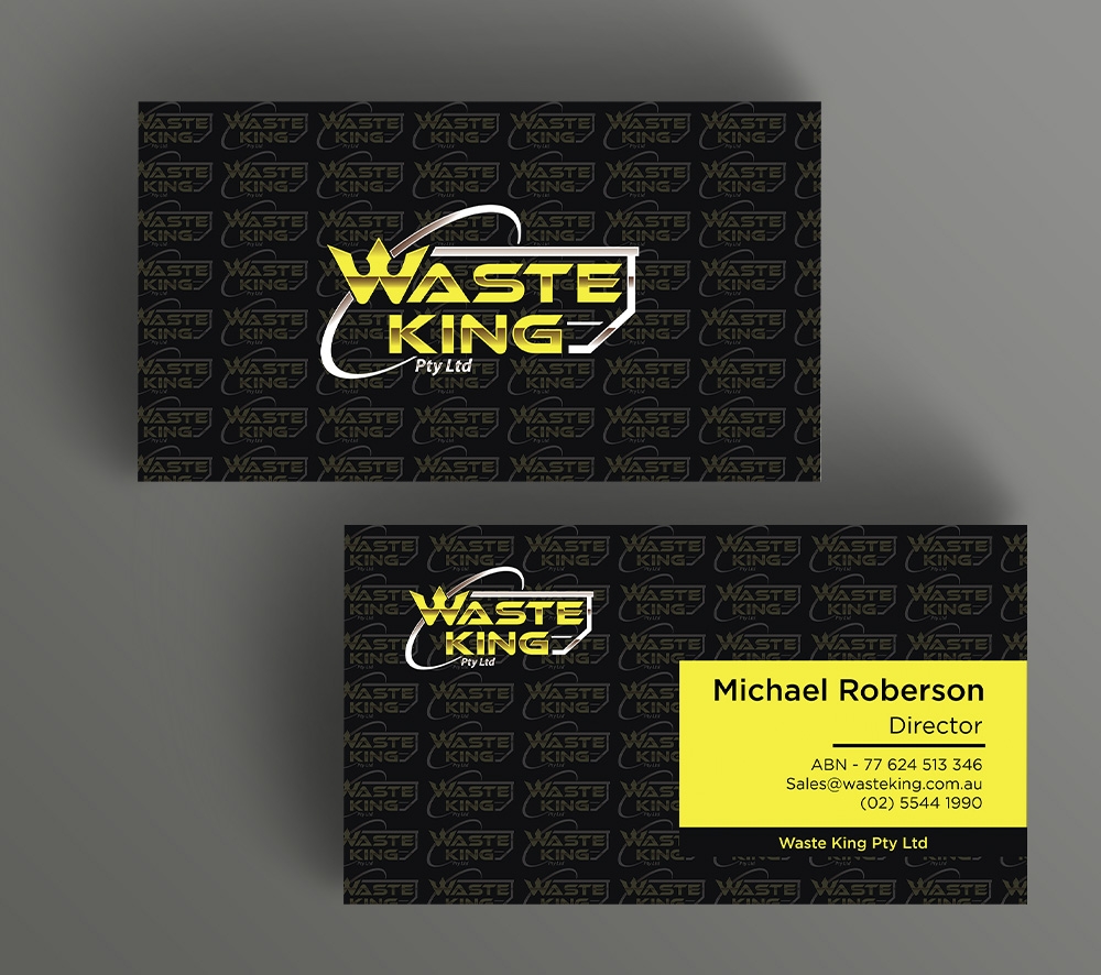 Waste King Pty Ltd logo design by Boooool