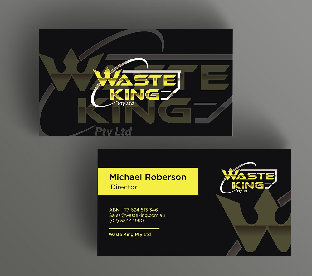 Waste King Pty Ltd logo design by Boooool