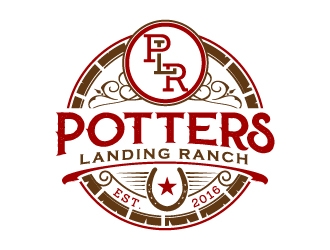 Potters Landing Ranch logo design by jaize