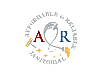 Affordable and Reliable Janitorial  logo design by hwkomp