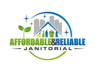 Affordable and Reliable Janitorial  logo design by JJlcool