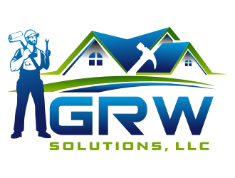 GRW Solutions, LLC logo design by aldesign