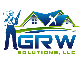 GRW Solutions, LLC logo design by aldesign